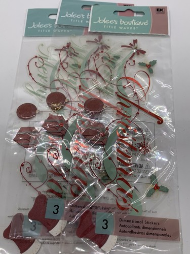 Lot Of 18 New In Package Christmas Stickers Various Companies - Picture 2 of 7