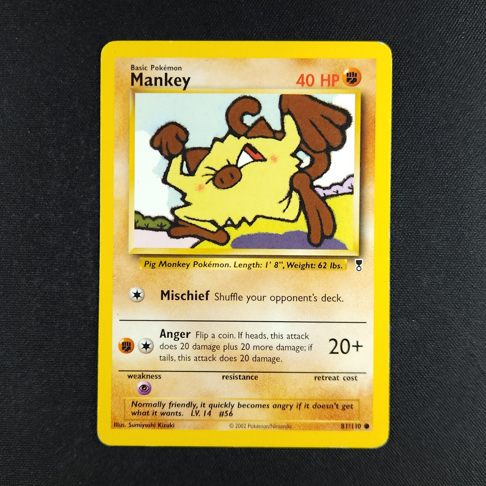 Mankey 81/110 - Legendary Collection - Pokemon Card