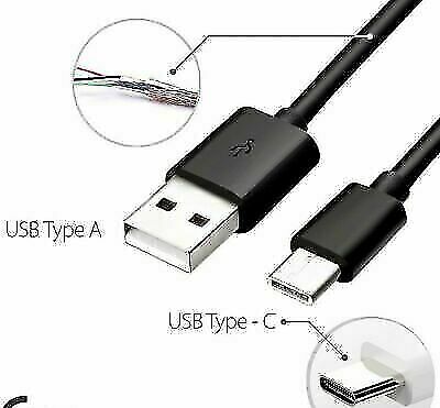 Cargador De Cable USB Tipo C Para Samsung Galaxy S20 S10 S9 Pixel LG Moto HTC - Picture 1 of 1