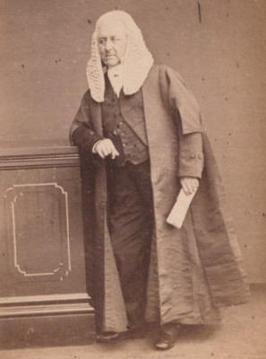 Victorian CDV Photo Richard Bethell 1st Baron Westbury Lord Chancellor Britain