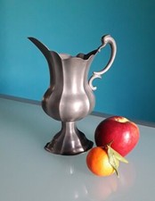  Caraffa/Brocca di Peltro, vintage, altezza 21 cm, larghezza 16, peso 600 gr.