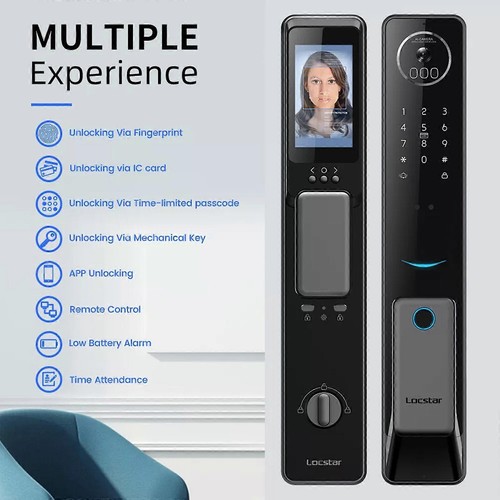Smart Digital Door Lock with WiFi, Fingerprint, and 3D Face Recognition -Secure - Picture 14 of 17
