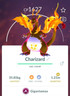Pokémon Go - Gigantamax Charizard - Trade 20.000 stardust  - Description