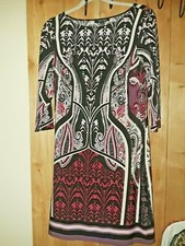 Nine West Women's Multicolor Pinks & Purples Dress Size 4 New