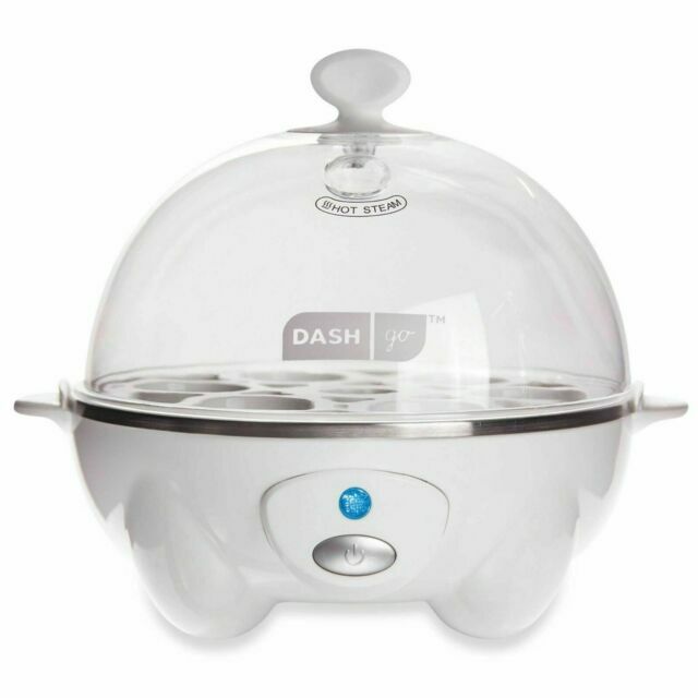 Dash Rapid Egg Cooker - 6 Egg Capacity in White - Fast & Easy Breakfast Solution