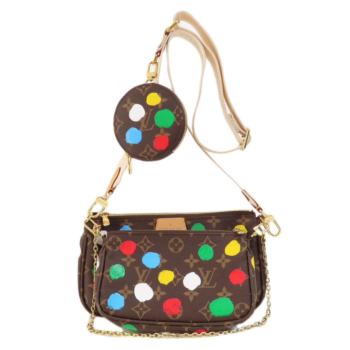 LOUIS VUITTON M46385 Shoulder Bag Multi Pochette Accessoires Yayoi 