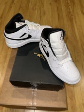 Jordan Air Jordan 1 Mid GS Sneaker White/Blac...