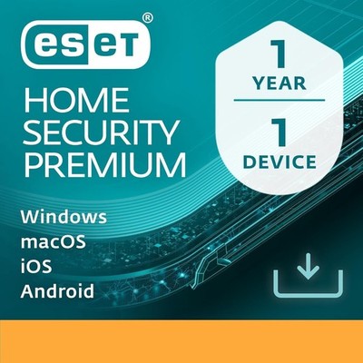 ESET Internet Smart Home Security Premium 2026 1 Device 1 Year Same Day by Email