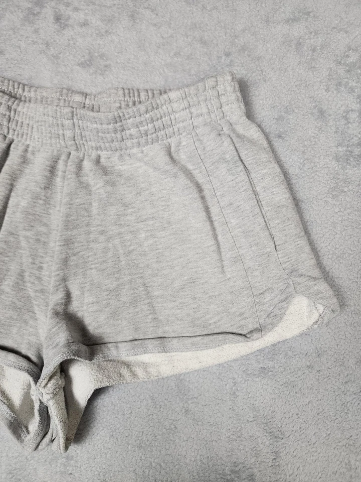 LA Hearts Lounge Shorts Womens Small Gray Fleece Lined Elastic Waist Pockets - Image 3 of 4