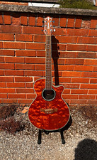 Crafter FX 550EQ Electro-Acoustic 6-String Cutaway Guitar Brown RH