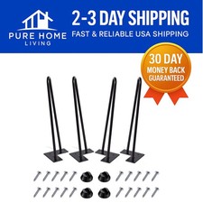 Mid Century Modern Hairpin Legs 16 Inch - Perfect for Coffee and Dining Tables