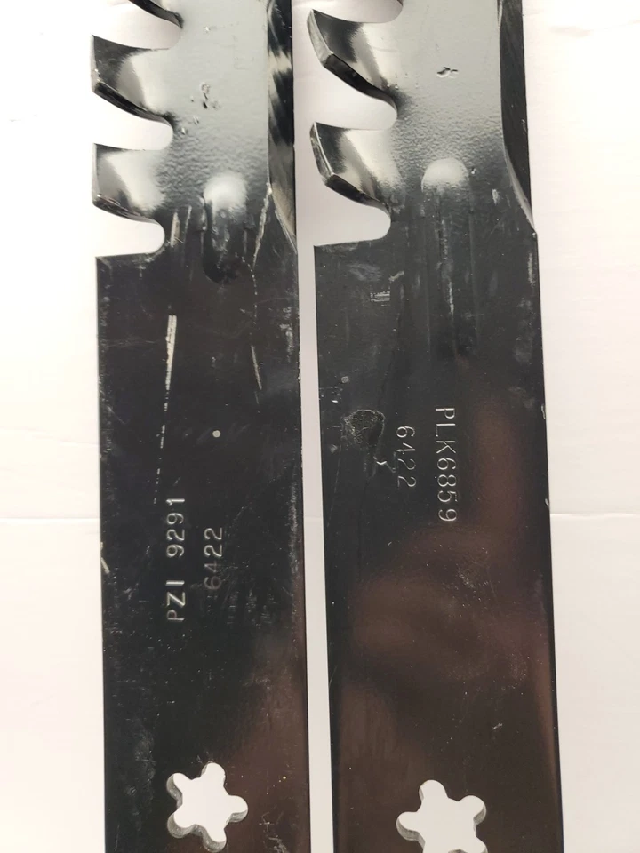 Paquete de 2 cuchillas de acolchado Gator de 21" para Craftsman LT1000 LT2000 DY4500 Prime Line EE. UU. Foto 4 de 4