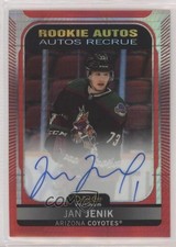 2021-22 O-Pee-Chee Platinum Rookie Red Prism 16/60 Jan Jenik #R-JJ Auto 07g7