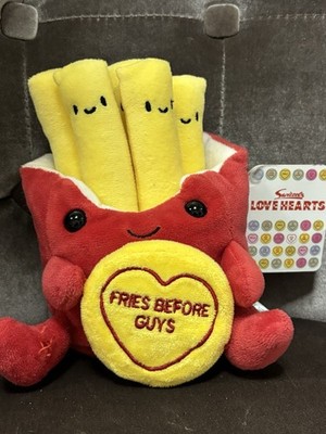 Swizzels Love Hearts Fries Before Guys Soft Toy 7  Plush