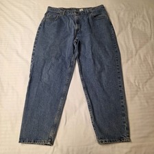 VTG Levi's 560 Jeans Men's 42x29 Loose Fit Tapered Leg Blue Denim Made in USA