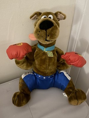 Großer seltener Scooby Doo Vintage 2003 Plüsch 22 Zoll sitzend Boxen Hannah Barbera Kinder