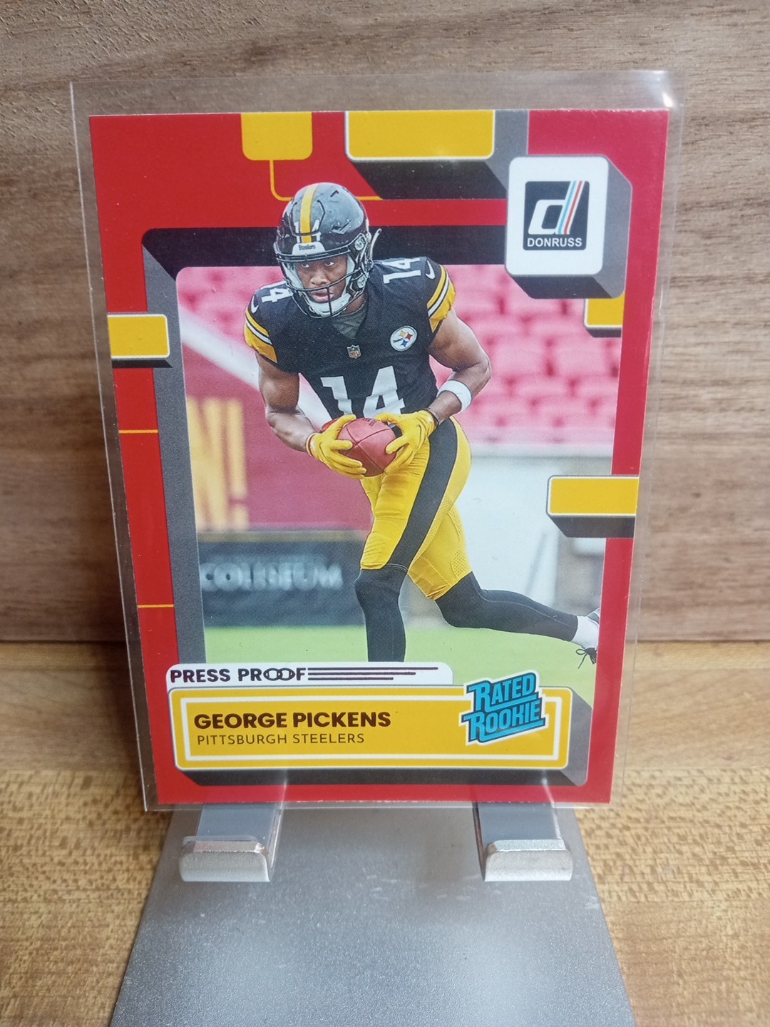 2022 Panini Donruss - Rated Rookie George Pickens #323 Press Proof Red (RC)