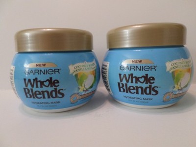 2 Garnier  Whole Blends Hydrating Mask Coconut Water & Vanilla Extracts 10.1 oz.