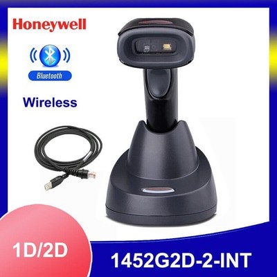 Honeywell 1452G2D-2-INT Wireless 2D Handheld Barcode Scanner with Cable & Base