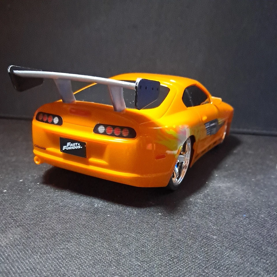 Fast & Furious Remote Control RC Car Jada Toys 95 Toyota Supra 1:16 TESTED WORKS - Image 3 of 4