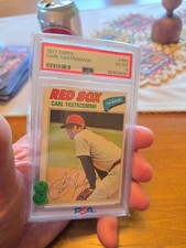 1977 Topps #480 Carl Yastrzemski Boston Red Sox psa 4