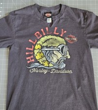 Hillbilly Harley-Davidson Gatlinburg Tennessee Graphic T-shirt Size Medium Look