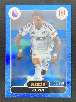 Kevin 2025-26 Topps Merlin Premier League Blue Refractor /150 #95
