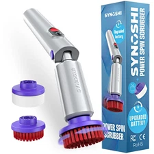 PRO Electric Spin Scrubber, Cordless Cleaning Brush Bathroom Scrubber. Waterp...