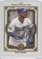 2013 Topps Museum Collection Copper 21/424 Matt Kemp #31 0a7