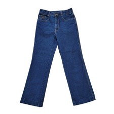 Vintage Jordache High Waisted Straight Leg Jeans Dark Wash Horse
