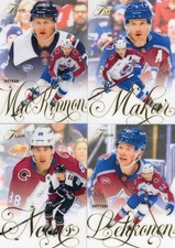 2025-26 FLEER FLAIR TEAM SET - COLORADO AVALANCHE MacKINNON MAKAR NECAS LEHKONEN
