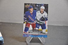 2025-26 Upper Deck Series 2 Hockey ud canvas  #C-210 Quinn Hughes/Adam Fox CL, V