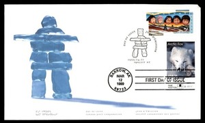 Mayfairstamps Canada FDC 1999 mixed USA arctic fox frank nakano perfin First Day