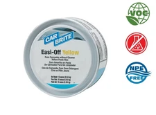 Car Brite Easi-Off Yellow Paste Wax CBOOA010-01 Silicone Carnauba Wax