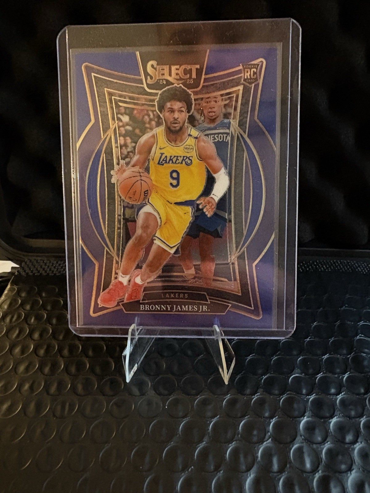 2024-25 Panini Select - Concourse Bronny James #90 Blue Prizm (RC)