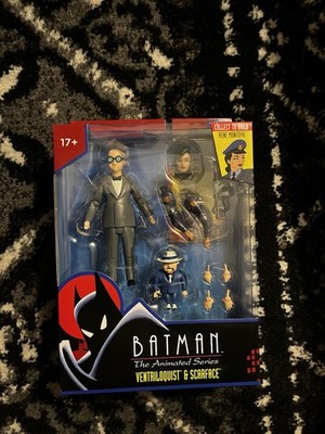 McFarlane Batman Animated Series BTAS VENTAILOQUIST & SCARFACE BAF Rene Montoya