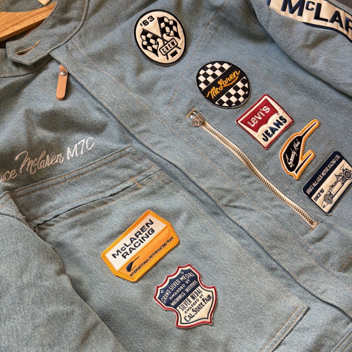 Levi's McLaren Racing Suit Unisex XXL Denim Jumpsuit F1 Formula 1