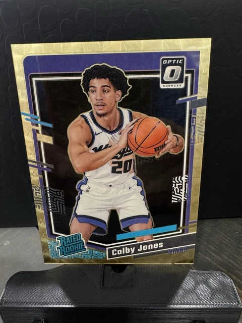 2023-24 Donruss Optic Colby Jones Gold Prizm Rookie 1/1