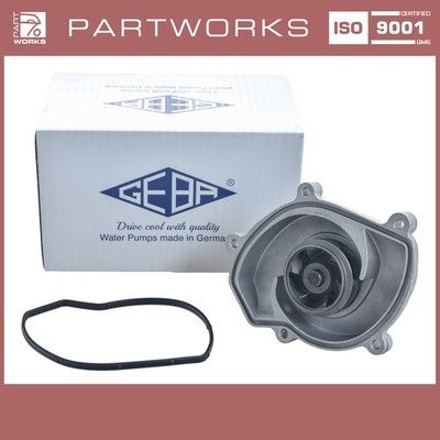 Wasserpumpe für PORSCHE Panamera 3.6 970 +Dichtung 94610603300 GEBA