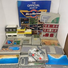 Official Book Micro Machines Mini Playsets Lot Not Sure If Complete