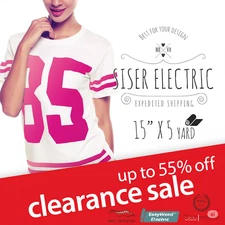 Siser Easyweed ELECTRIC Heat Transfer Vinyl 15" X 5 Yd - SALE !
