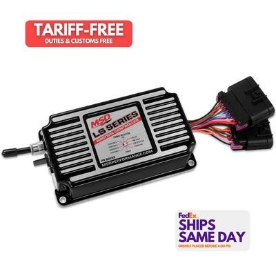 Msd Ignition 60143, One Black Aluminum Ignition Controller Fits Gm Ls Series - B