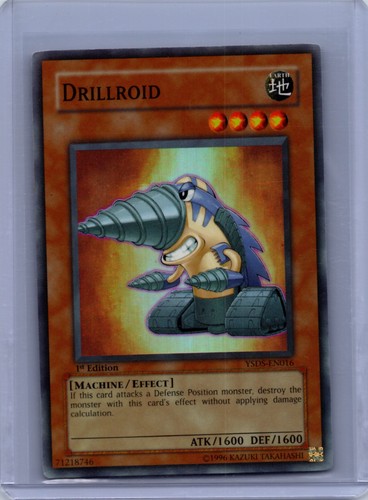 Drillroid [1st Edition] YSDS-EN016 YuGiOh Starter Deck - Syrus Truesdale card