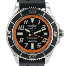 Breitling Superocean Black Dial Stainless Steel 42mm Automatic Mens Watch A17364 2