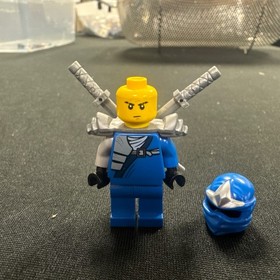 Lego Jay ZX 9450 9445 9449 with Armor Ninjago Minifigure Excellent Condition