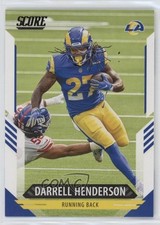 2021 Score Darrell Henderson #252 0f3j