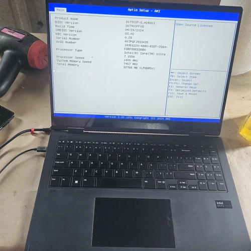 LG gram Pro 16" 2-in-1 Touchscreen Intel EVO 16T90SP-G.ADB8U1 32GB RAM Laptop 
