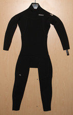 Quicksilver Size 8 Boys Black Zip Wetsuit - Style: EQBW103070 Size:8B