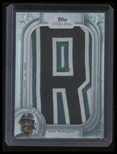 2025 Topps Sterling - Jersey Letter Patches #TSJLP-JRO Julio Rodríguez #/1