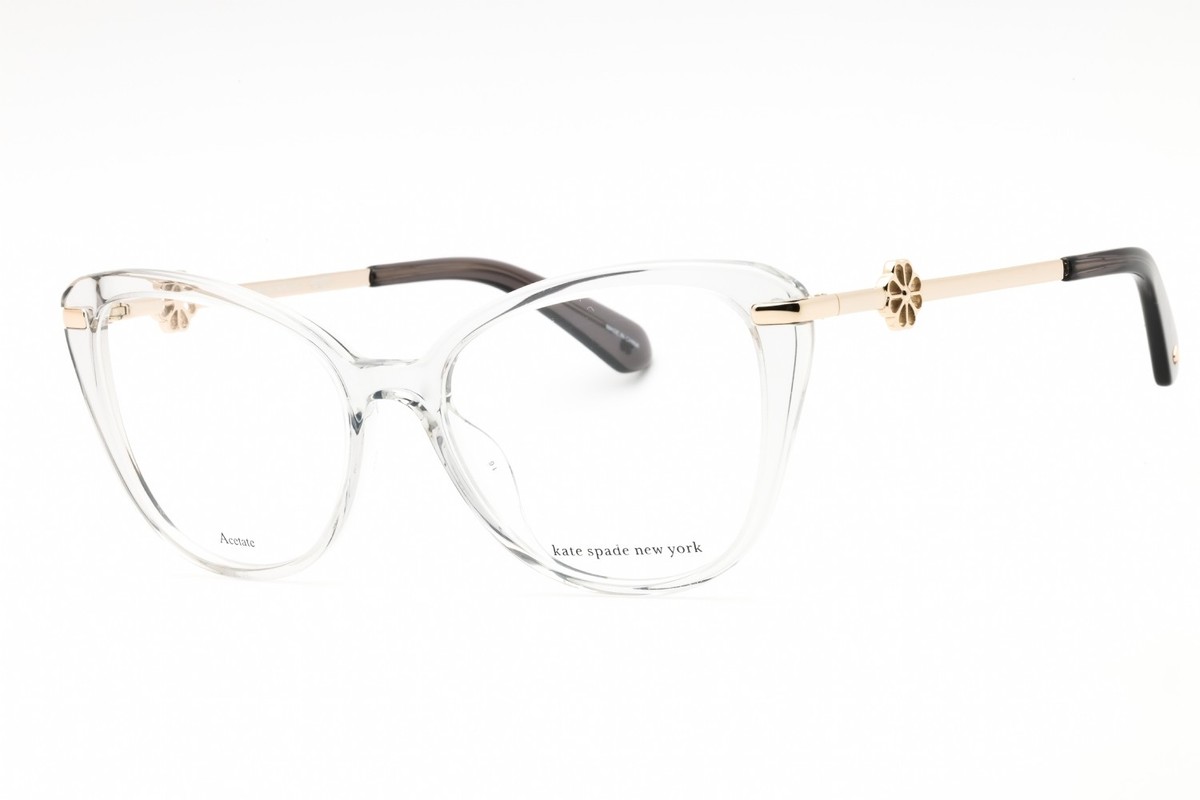 Kate Spade EYEGLASSES KSFLVIA-IWB-51 New with case Kate Spade Flavia 807 Shiny Black Gold Women main image 4